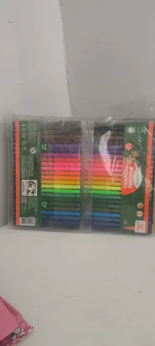 46 unidades caneta hidrográfica 24 cores Leo&leo