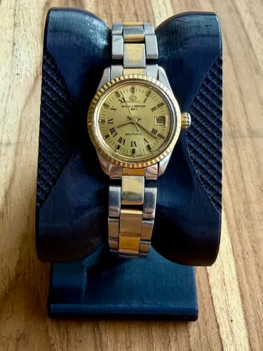 Relógio Baume & Mecier Geneve Lady Gold Dial - 1970