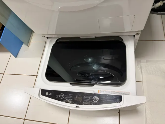 Lavadora LG twinwash mini de gaveta