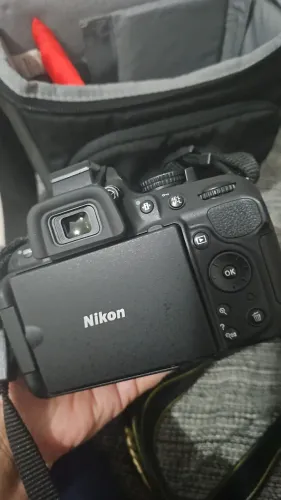 Máquina fotográfica profissional nikon