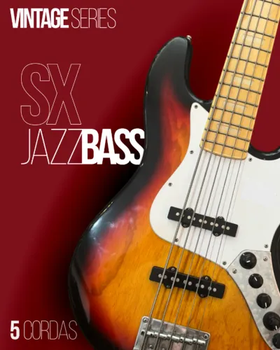 Baixo SX Jazz Bass Sunburst - 5 Cordas | Upgrade Circuito Sire