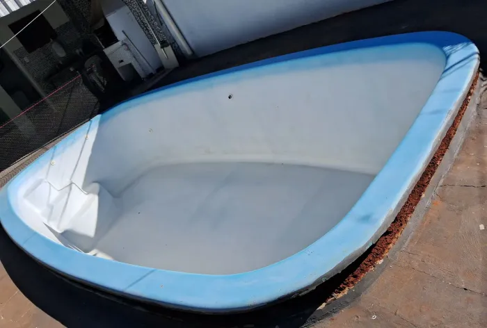 Piscina de 7x3,5 metros