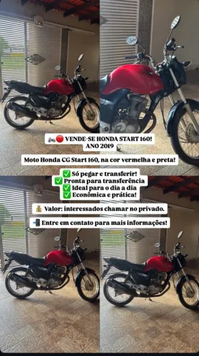 Honda CG 160 Start 2019