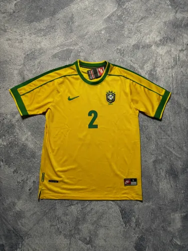Camiseta Brasil Retrô 1998 - #Cafu02 - (G)