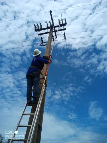 Trabalho com alta e baixa tensão