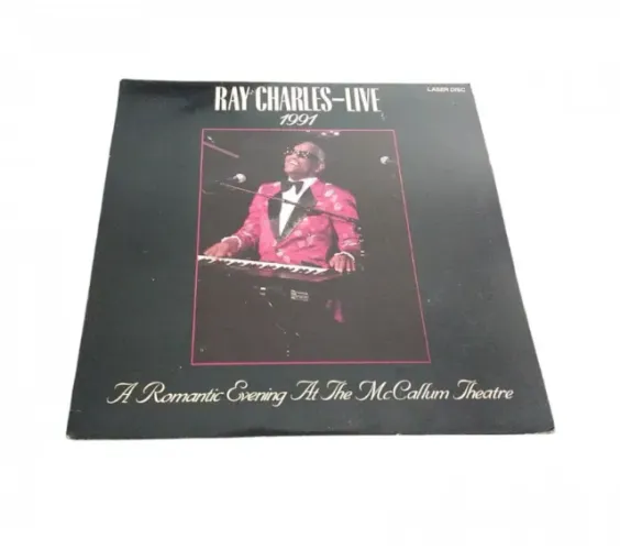 Laserdisc LD Ray Charles: Live 1991 - Show / Jazz - Ótimo Estado
