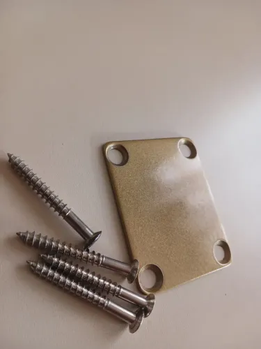 Neck Plate guitarra + parafusos 