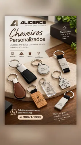 Chaveiros Personalizados Brindes