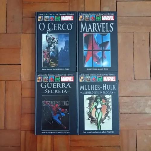 Combo 11 HQs SALVAT Capa Preta Marvel