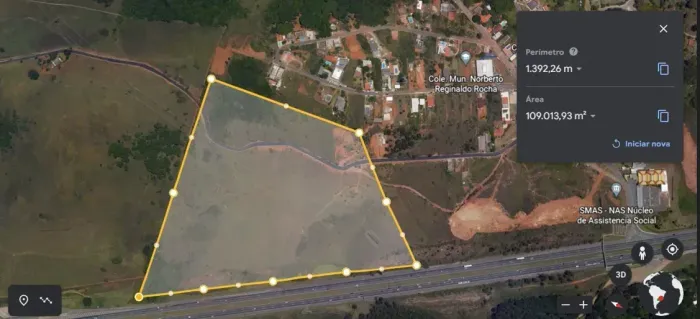 Terreno com 109000 metros quadrados sentido São Paulo/SP - Santana de Parnaíba - SP