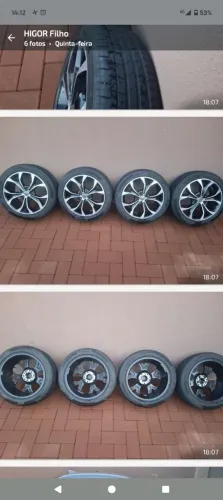Rodas e pneus novos Civic G9 2017
