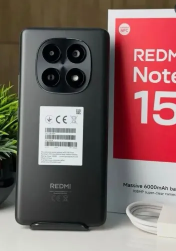 Xiaomi Note 15 4G 512GB 8GB - Black Loja física com Garantia **