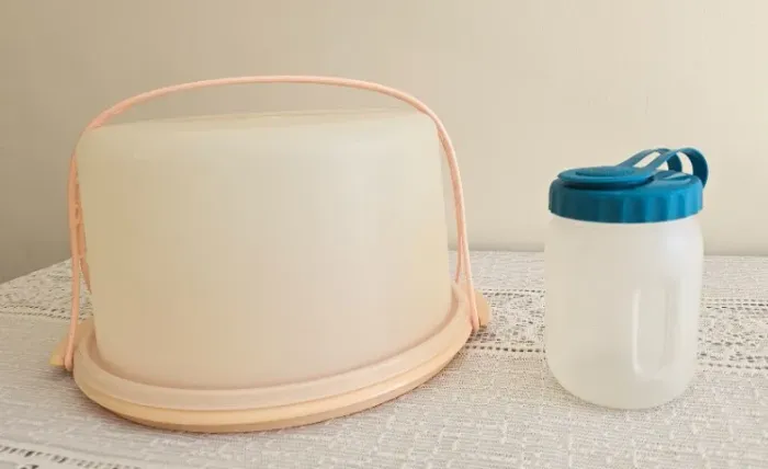 Boleira Grande Tupperware + Pote Sanremo 650ml