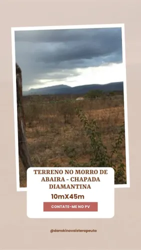 Terreno 10x45m no Morro de Abaíra - Chapada Diamantina / BA