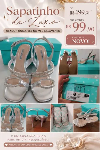 SAPATO NOIVA sapatinho de luxo