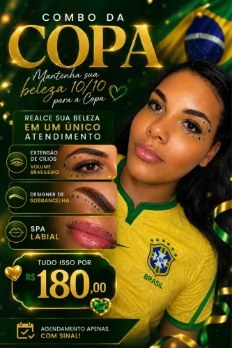 Cílios e sobrancelha