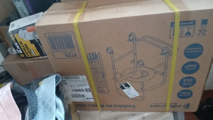 Cadeira de rodas para banho 