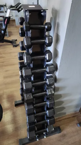 Kit halteres 1kg a 10kg emborrachado