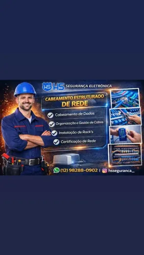 Cabeamento estruturado de redes, configuração de roteador e wifi 