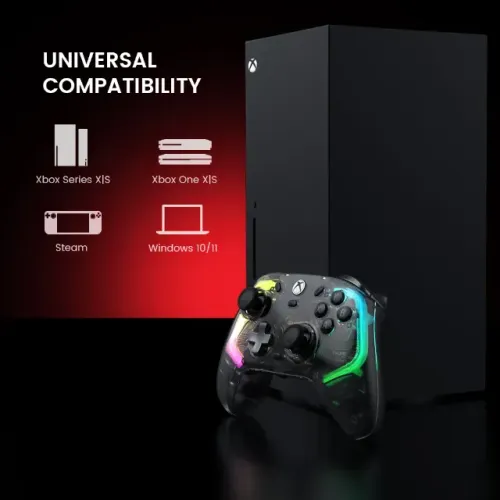 Controle Licenciado Xbox GameSir Kaleid Hall Effect RGB ,PC, Xbox One X, Series X/S