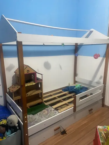 Bi cama infantil solteiro