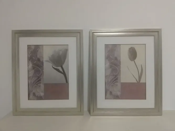 Quadro duplo decoração parede 