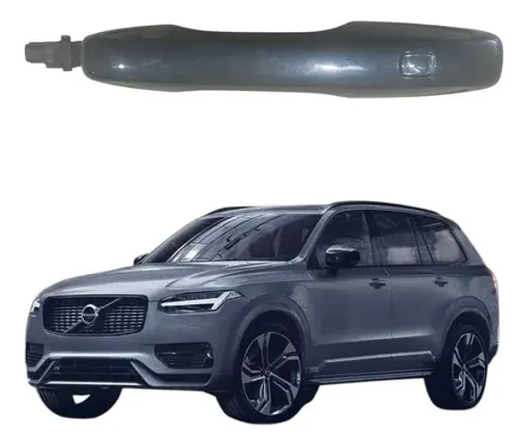 Maçaneta Externa Porta Traseira Direita Volvo Xc90 2022 Roxo Traseira