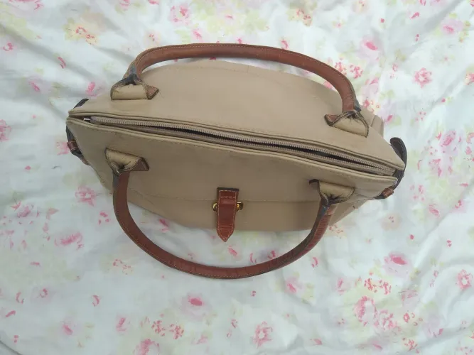 Bolsa de couro matiz