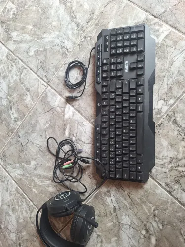 Kit Gamer Teclado e Headset