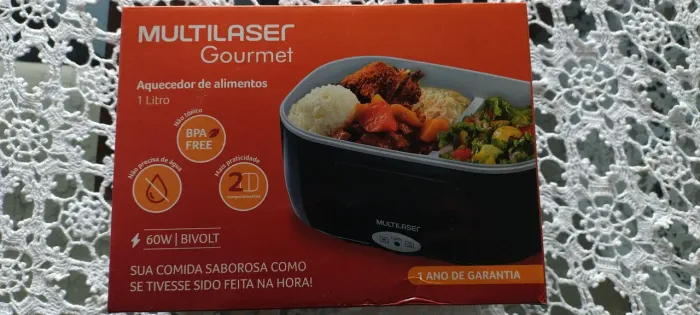 Marmita Elétrica Multilaser Gourmet 1L Bivolt - Nova na Caixa