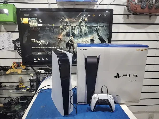PlaysTation 5 / 2 Controles / aceito  troca / somos loja fisica /JCGames /shopping daterra