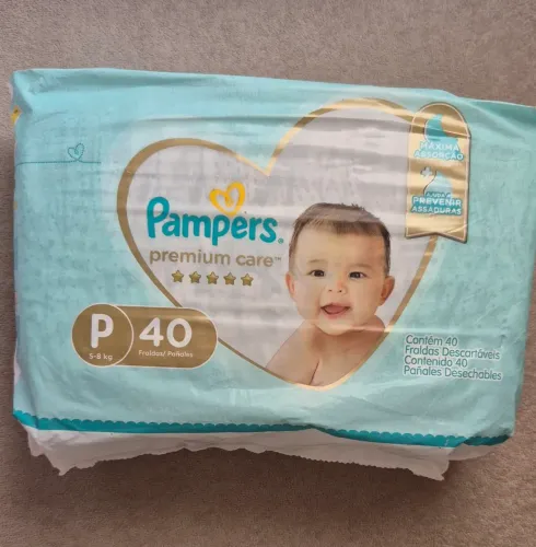 Fraldas Pampers tam P