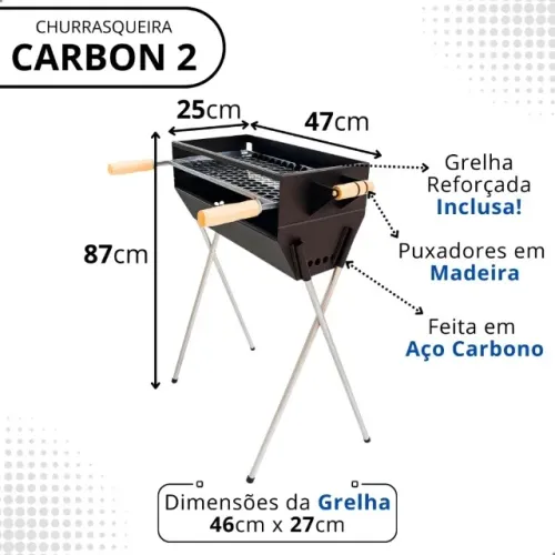 Oferta Exclusiva! Espeteira Grande 87cm para Espetinho | Churrasqueira