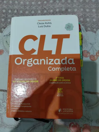 CLT Organizada Completa, atualizada até o edital do 42º Exame de Ordem