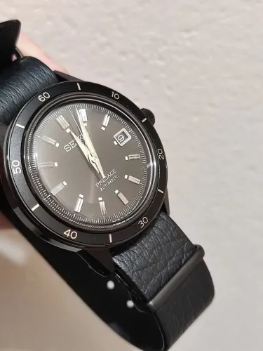 Relógio Seiko Pressage style 60 All black