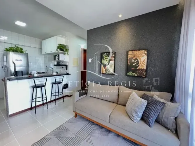 ALUGO APARTAMENTO MOBILIADO NO ED. RIO MIÑO | NAZARÉ | 11º ANDAR | 2 QUARTOS | LAZER COMPL