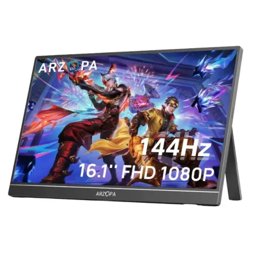 Monitor Portátil Gamer Arzopa Z1FC 16.1" Full HD 144Hz IPS USB-C