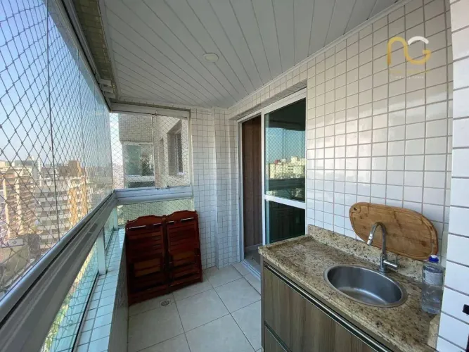 Apartamento com 3 dormitórios à venda, 116 m² por R$ 955.000,00 - Vila Guilhermina - Praia