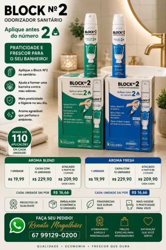 Banho mas cheiroso após o n°2