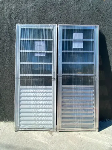 PORTAS DE ALÚMINIO COM VIDRO 2.10X80 - OUTLET PROMOÇÕES