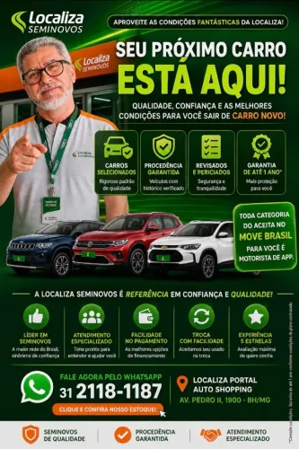 As melhores condicoes é na LOCALIZA PORTAL AUTO SHOPPING