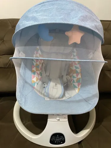 Cadeirinha de balanço e descanso para bebê