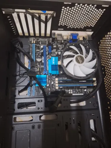 Kit update fonte, placa mãe , processador e memória ram