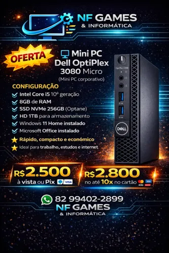 DELL MINI - OPTPLEX 10º GERAÇÂO