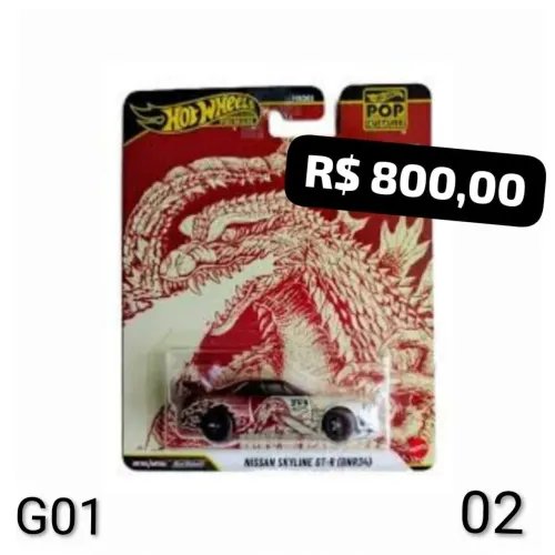 Hotwheels Skyline R34 Godzilla (premium)