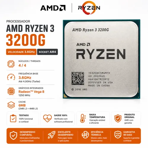 Ryzen 3 3200G - Processador Gamer AMD