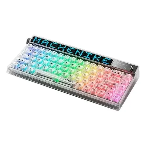 Teclado Mecânico Gamer Machenike KT68 (2.4ghz/Bluetooth/Cabo)