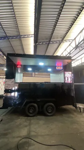 Trailer FOODTRUCK para lanchonete/pastéis e similares - Completo, só pegar e trabalhar