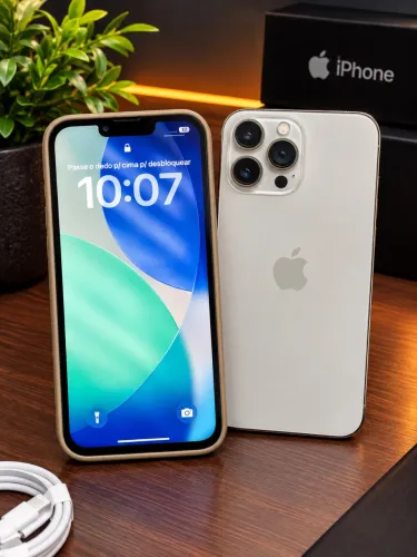 iPhone 13 Pro Max dourado , 128GB , câmeras ok , Face ID ok , bateria 100% ?