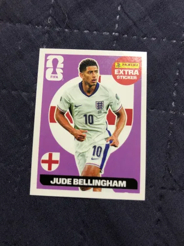 Jude Bellingham Figurinha Legend Roxa Original 2026